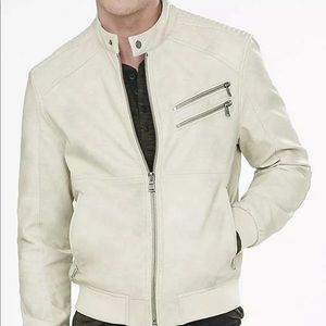 Express Men’s Vegan Leather Jacket